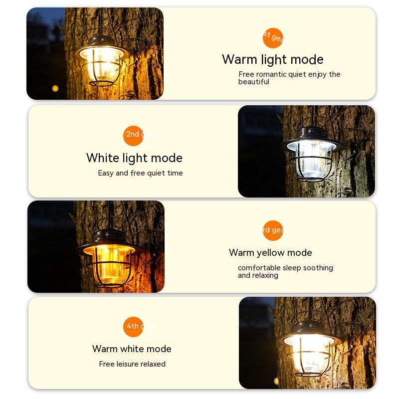 Outdoor Retro Rechargeable Camping Ambience Light